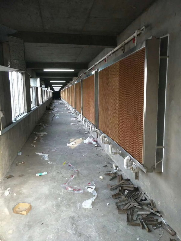 降溫水簾溫室大棚車間通風降溫水簾