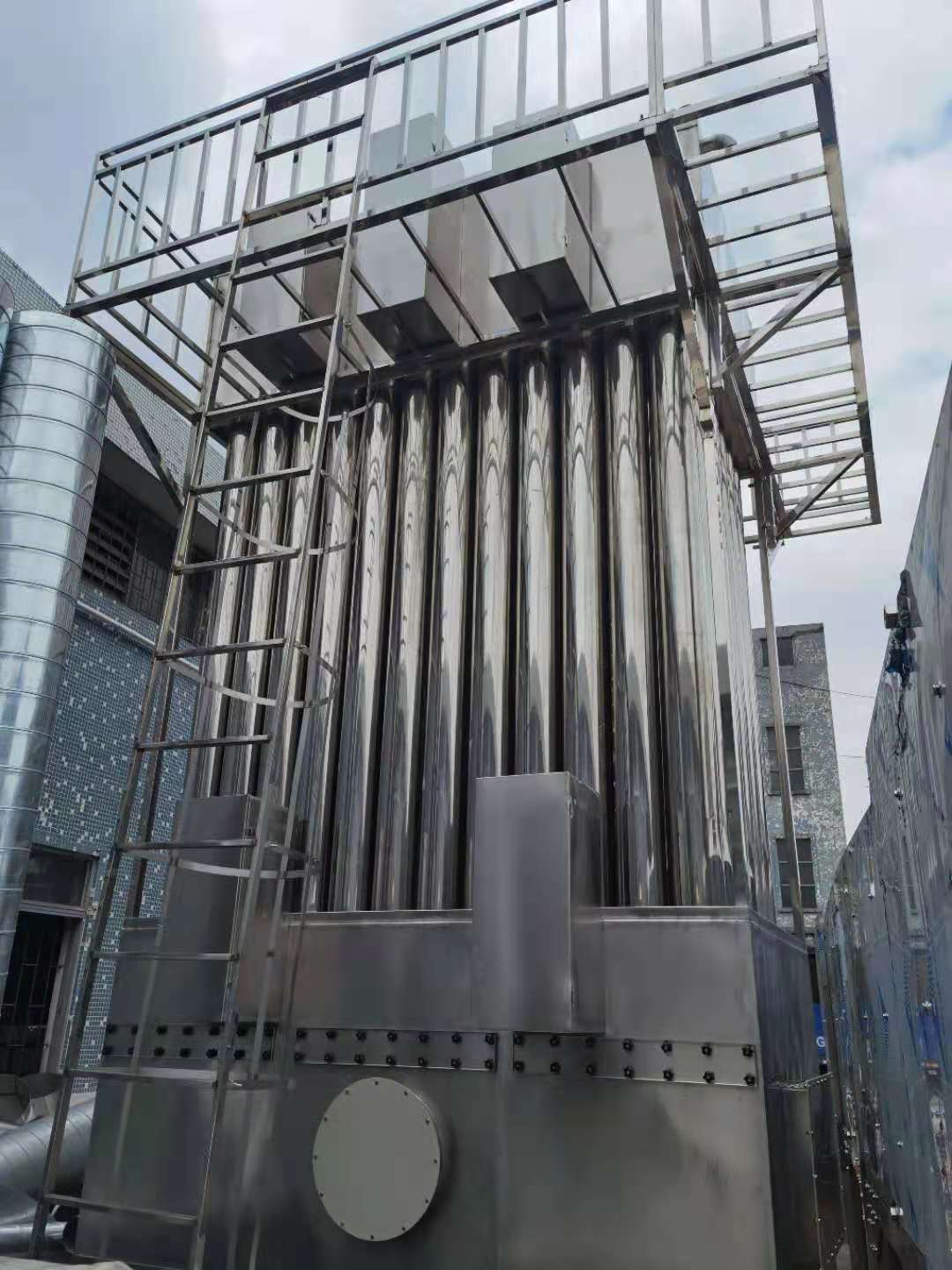 電捕焦油器 濕電除塵工程 焦油粉塵捕捉器