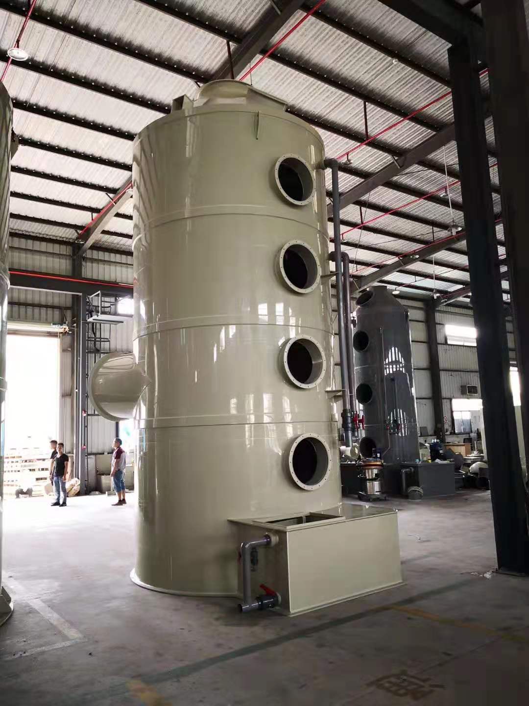塑膠廠廢氣處理pp噴淋塔 水噴淋塔 廢氣除臭洗滌塔