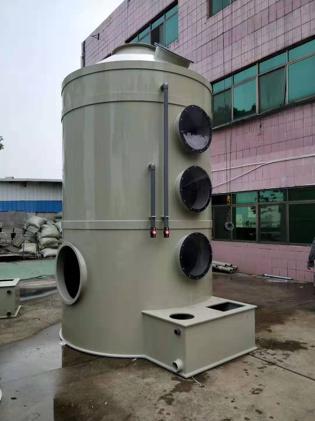 塑膠廠廢氣處理pp噴淋塔 水噴淋塔 廢氣除臭洗滌塔